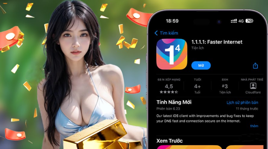 Hình ảnh quảng cáo của go888 hiển thị nền tảng và các lợi ích